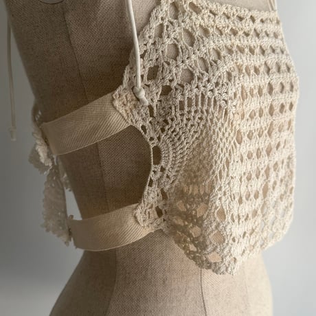 lace bustier（front and back race）