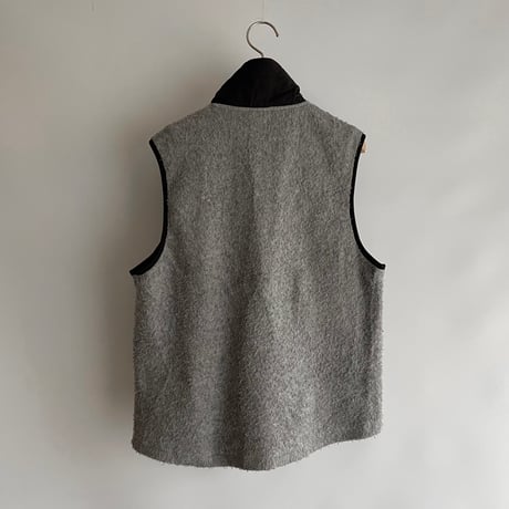 Gray fleece vest