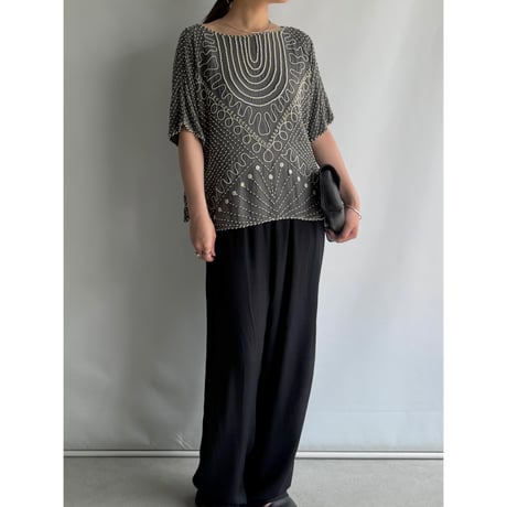 Bead embroidery tops