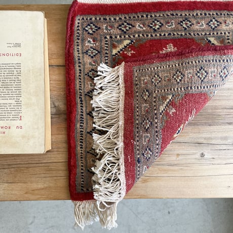 Vintage mood mini rug (red)