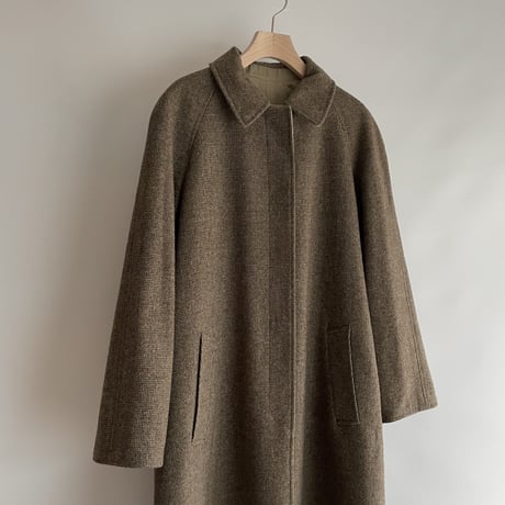 Tweed reversible coat