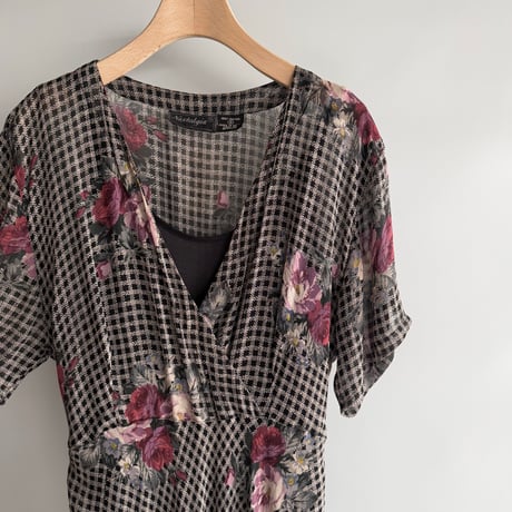 Sheer flower dress