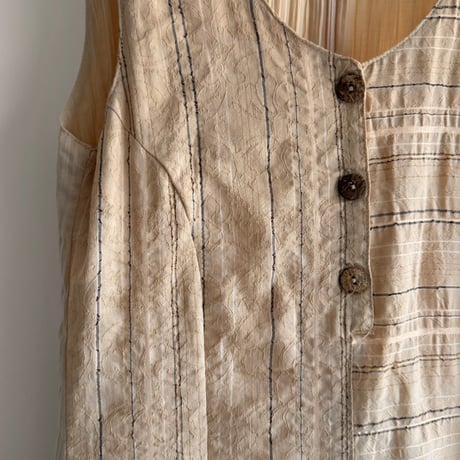 Design beige dress