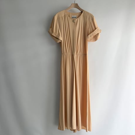 Pastel orange dress