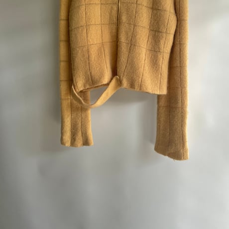 Zip knit with scarf