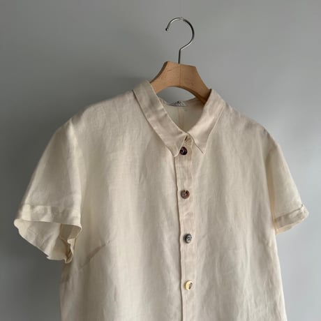 Linen short sleeve shirt