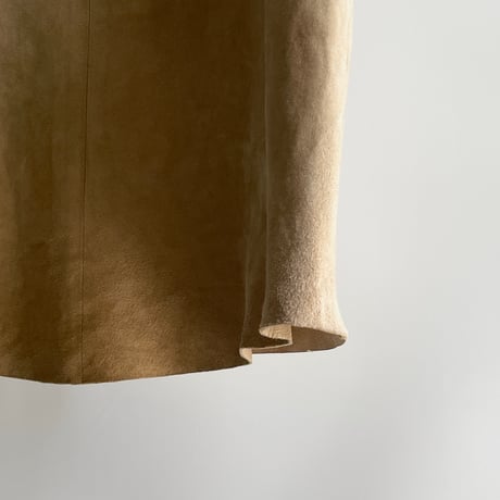 Real suede dress