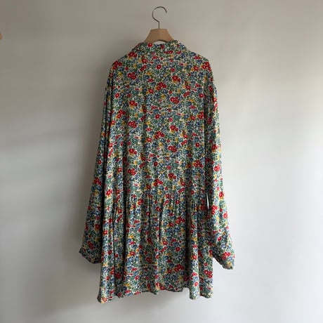 Colorful floral pattern tunic