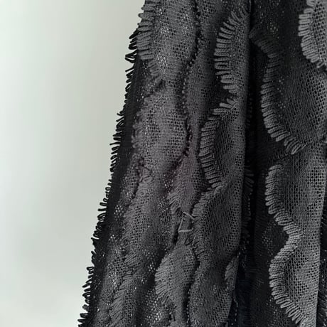 Fringe design lace jacket