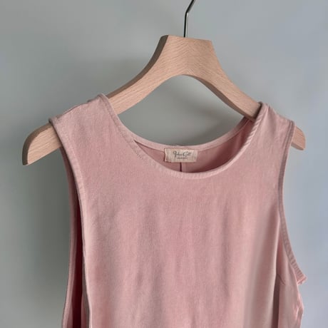 Faux suede sleeveless