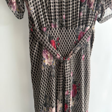 Sheer flower dress