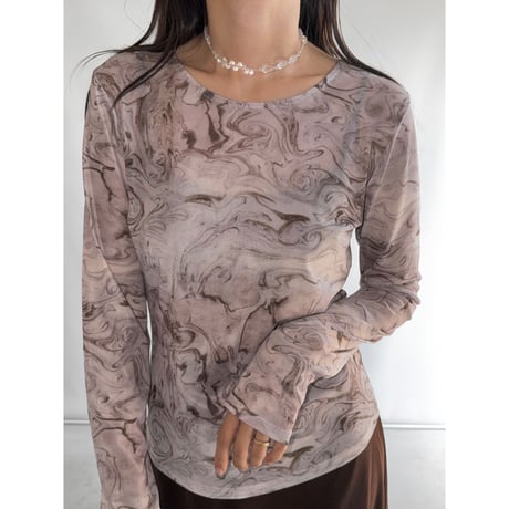 Nuance sheer tops