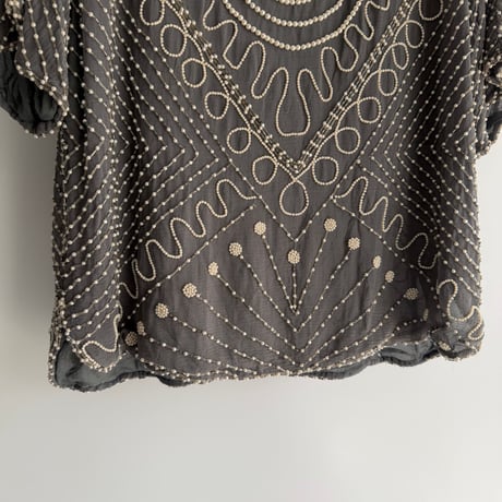 Bead embroidery tops