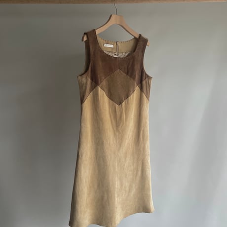 Real suede dress