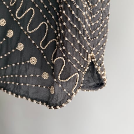 Bead embroidery tops