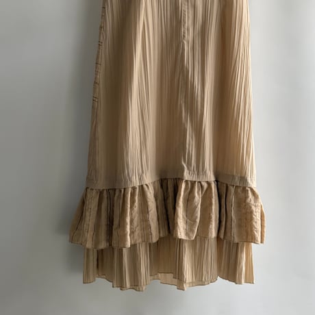 Design beige dress