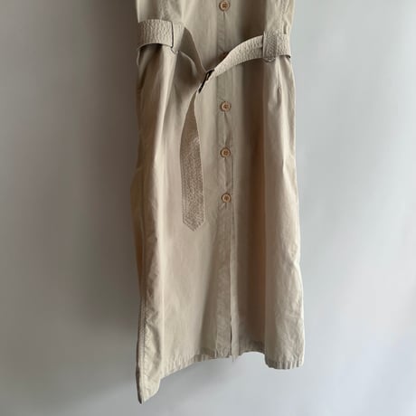 Shirt dress with belt