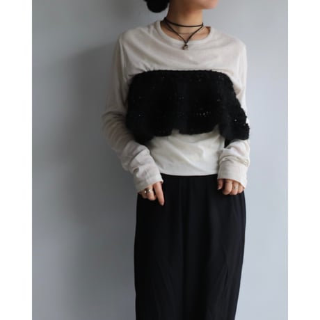 Peplum knit