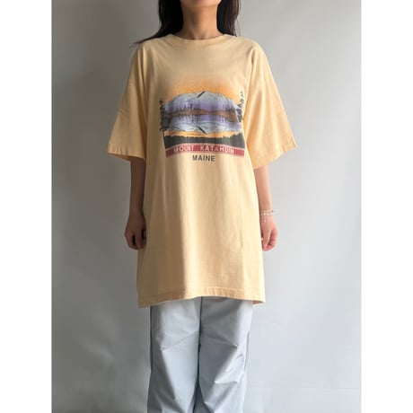 Mountain orange T-shirt