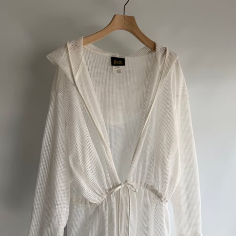 Loose mesh hoodie