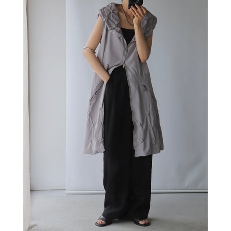 Gathered design one-piece