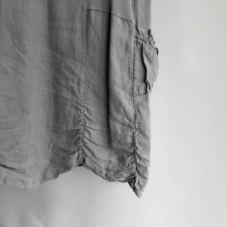 Linen design one-piece