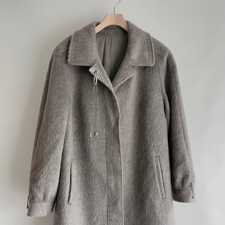 Shaggy gray coat