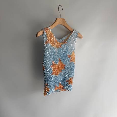 Popcorn knit tank