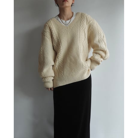 V-neck Alan knit