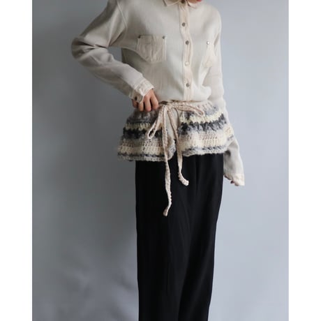 Peplum knit