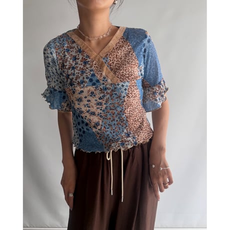 Blue flower tops