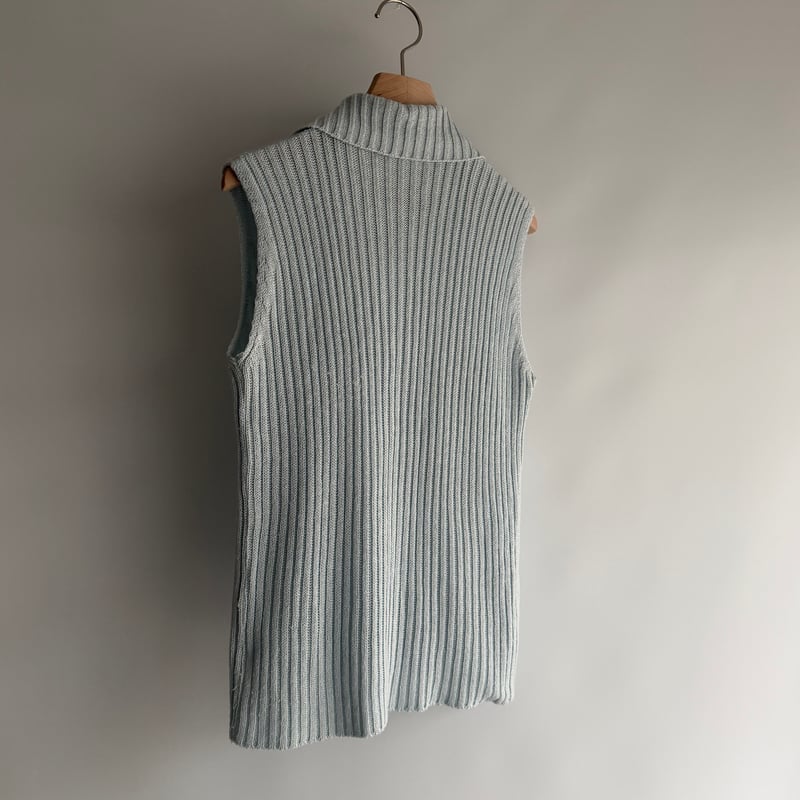 Openwork double zip vest | and C