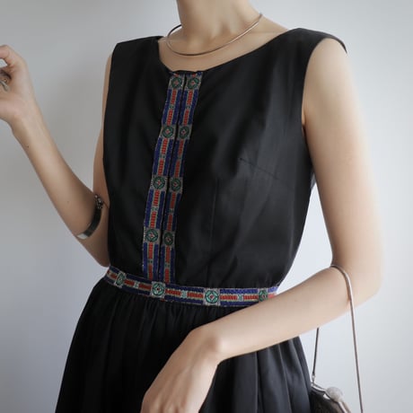 Black tyrolean dress