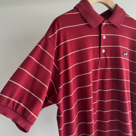 Striped polo shirt