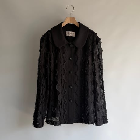Fringe design lace jacket