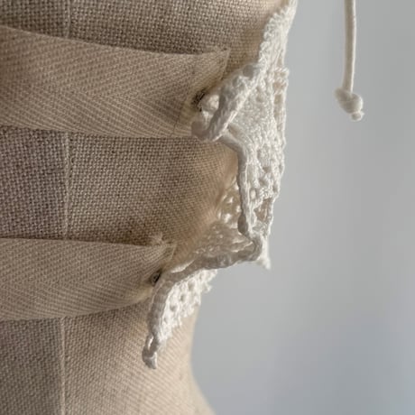 lace bustier（front and back race）
