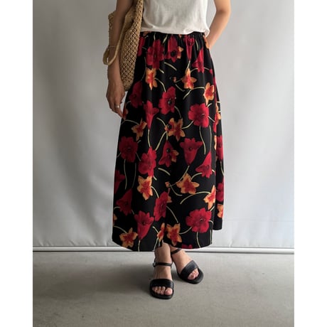 Floral skirt