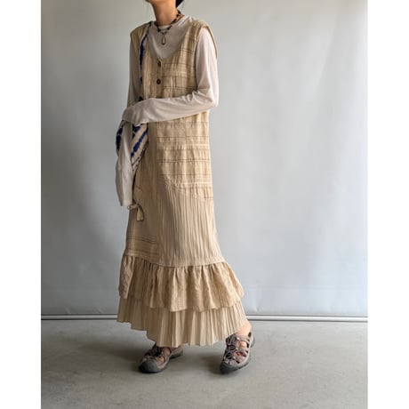 Design beige dress