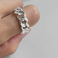 silver 925 ring (chain)