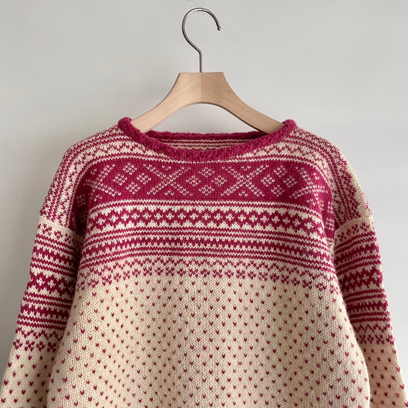 Pink nordic knit | and C Pink nordic knit | and C