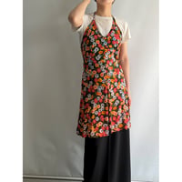 Floral halter neck cami dress