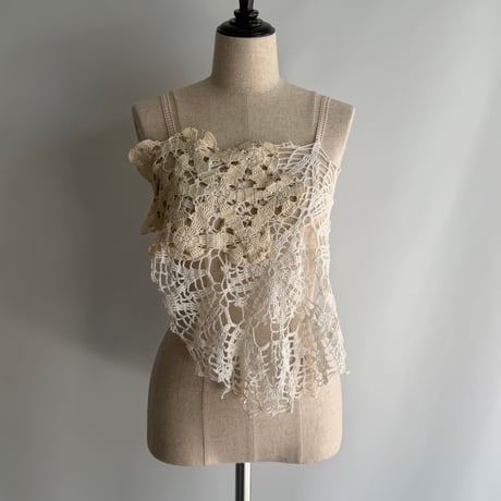 lace bustier（red ribbon）