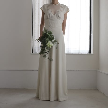 【RENTAL】Front see-through dress