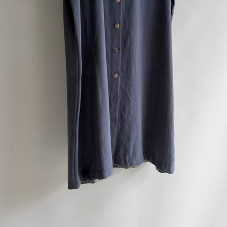 Matte shirt one-piece