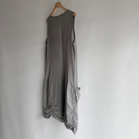 Linen design one-piece