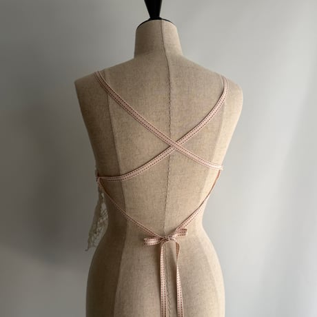 lace bustier（red ribbon）