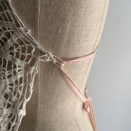 lace bustier（red ribbon）