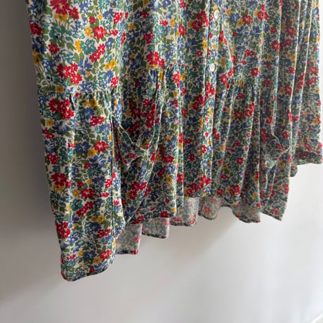 Colorful floral pattern tunic