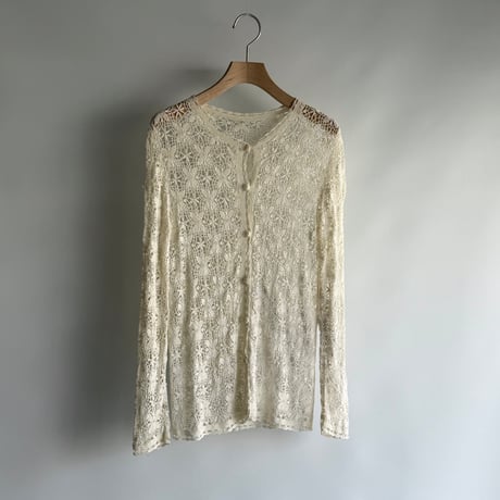 white lace cardigan