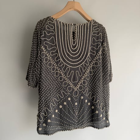 Bead embroidery tops